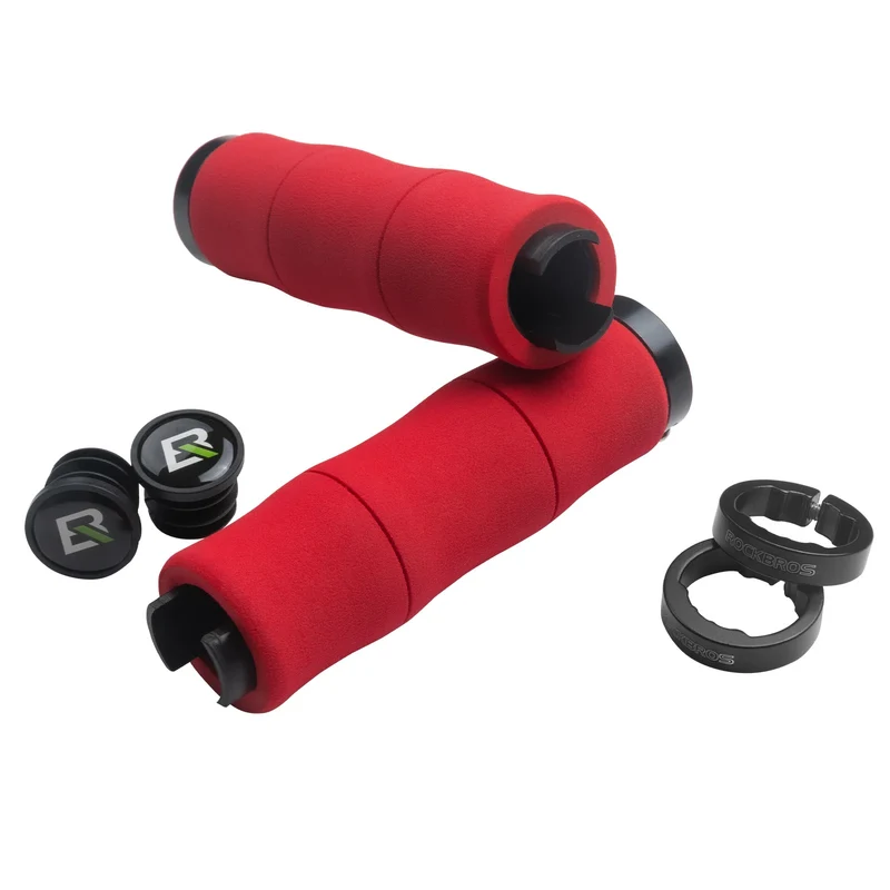 Fahrradgriffe rutschfeste Eva Schwamm Fahrrad Lenkergriffe mit Aluminium 22MM