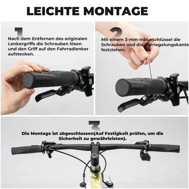 Fahrrad Lenkergriffe Mit 13,5 cm Verbreiterter Handballenauflage