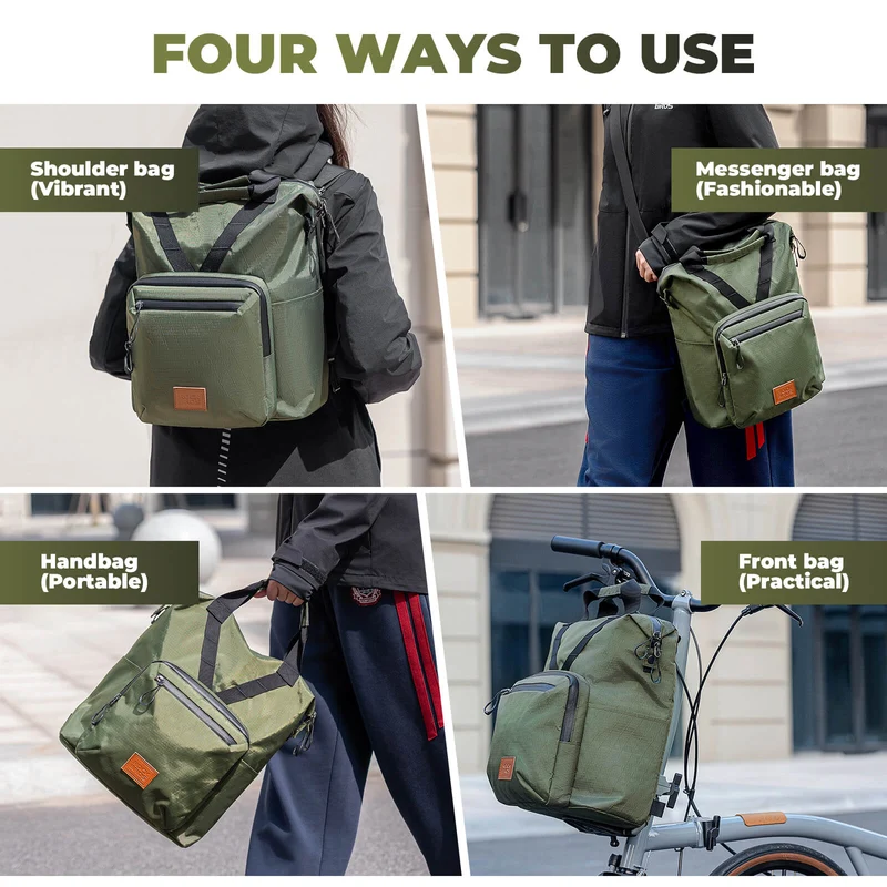 Bike Bag & Lock with Phone Mount Set