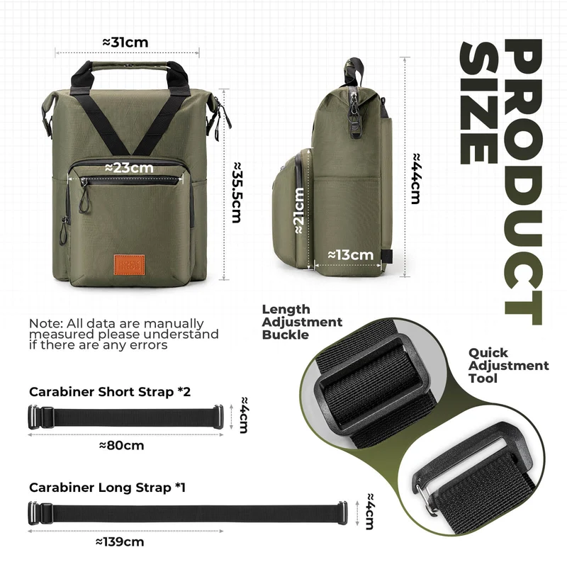 Bike Bag & Lock with Phone Mount Set