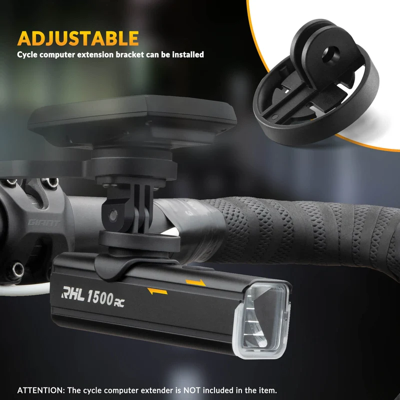 RHL1500 Bike Front Light with Intelligent Temperature Control
