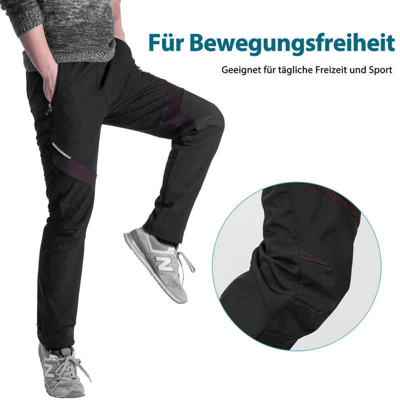 ROCKBROS Lange Fahrradhose Herren 겨울 Radhose Winddicht Warm