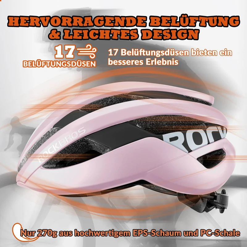 ROCKBROS Fahrradhelm 스포츠 산악자전거 Schutzhelm Atmungsaktiv 54-58cm