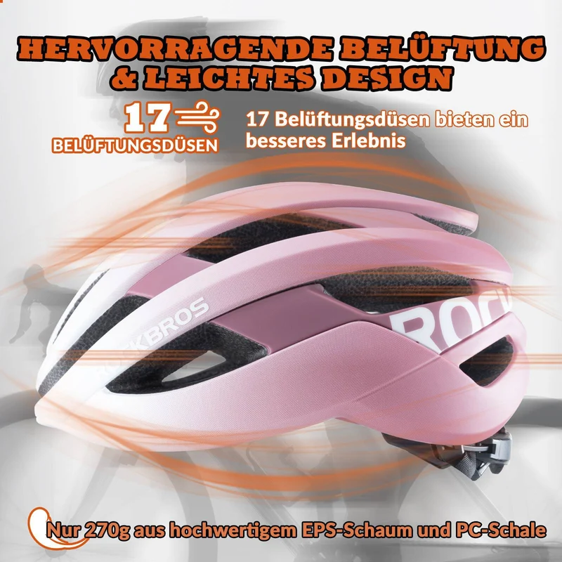 ROCKBROS Fahrradhelm 스포츠 산악자전거 Schutzhelm Atmungsaktiv 54-58cm