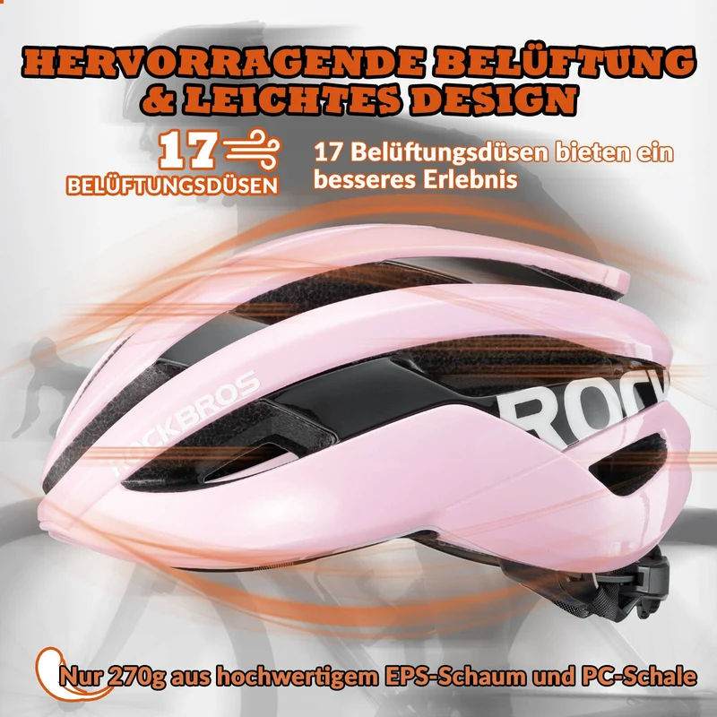 ROCKBROS Fahrradhelm 스포츠 산악자전거 Schutzhelm Atmungsaktiv 54-58cm