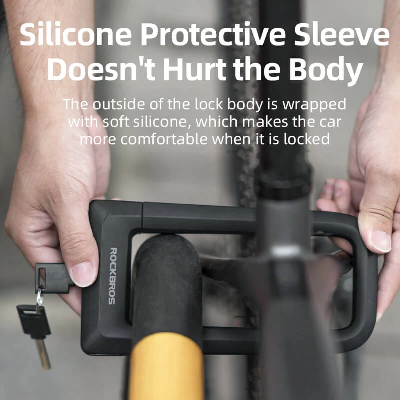 Heavy-Duty Anti-Cut Bike U-Lock