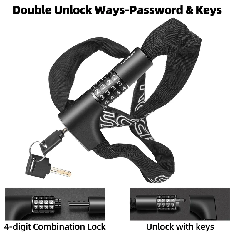 U-Lock & Chain Lock Security Bundle