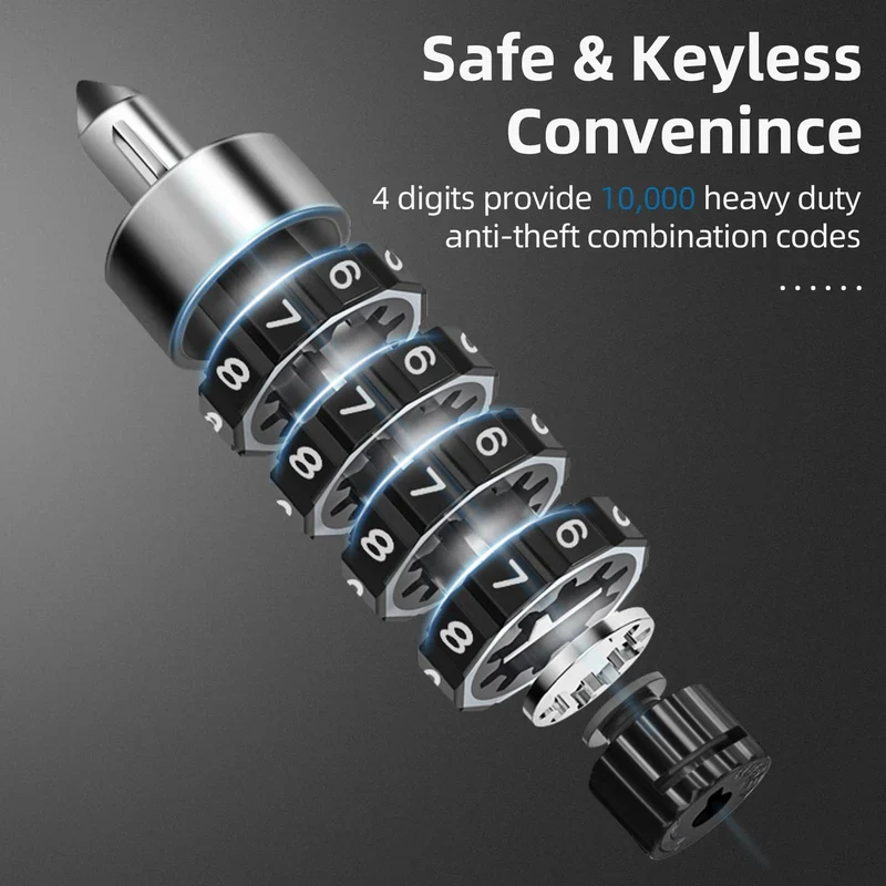 U-Lock & Chain Lock Security Bundle