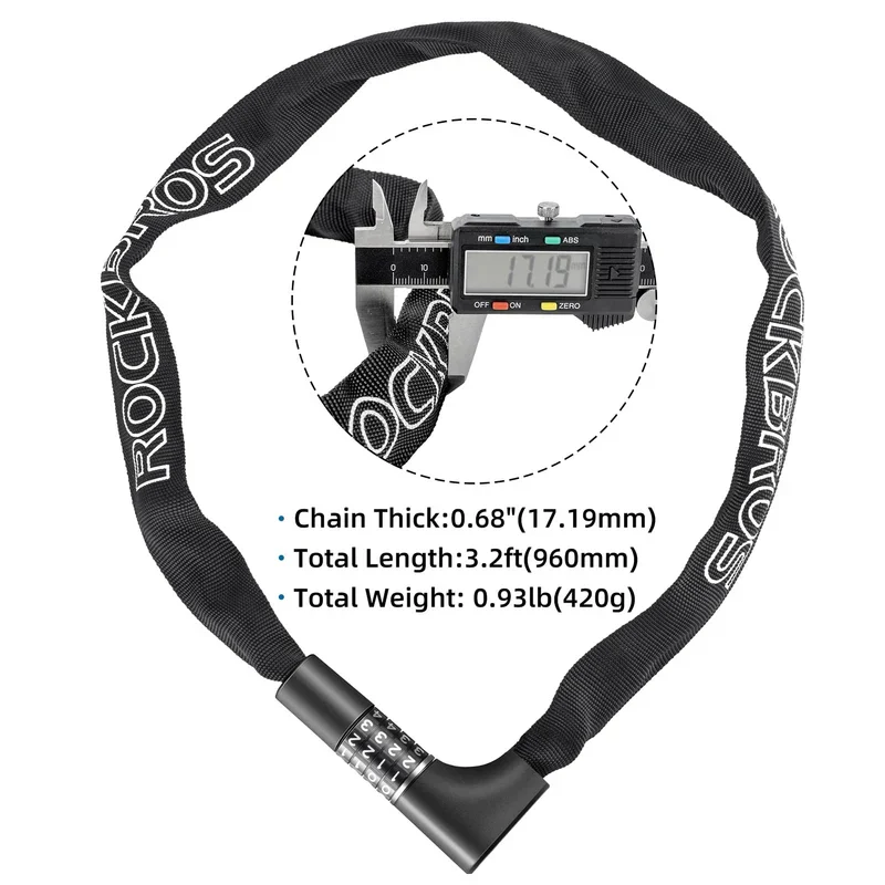 U-Lock & Chain Lock Security Bundle