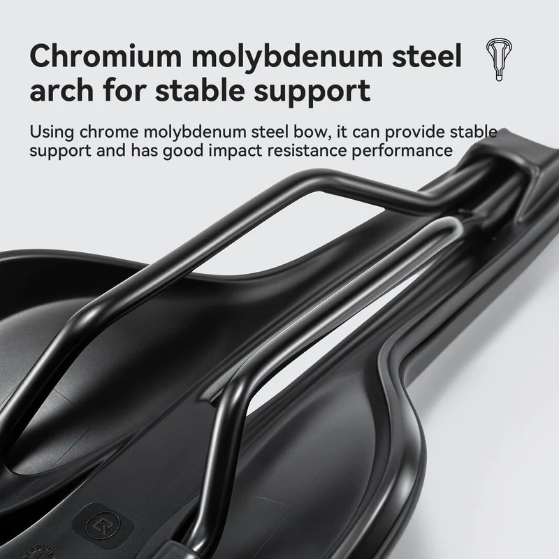Sport-Fahrradsattel mit ergonomischem Design und Cr-Mo-Gestell