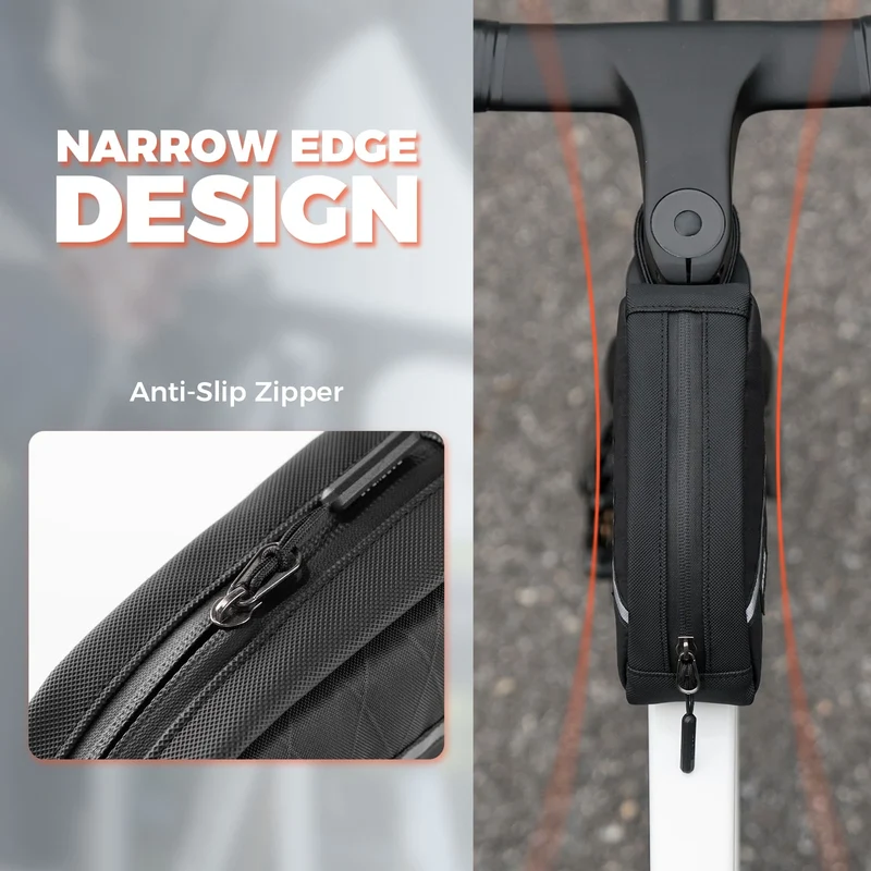 Waterproof Bike Top Tube Bag Nylon Frame 0.9L