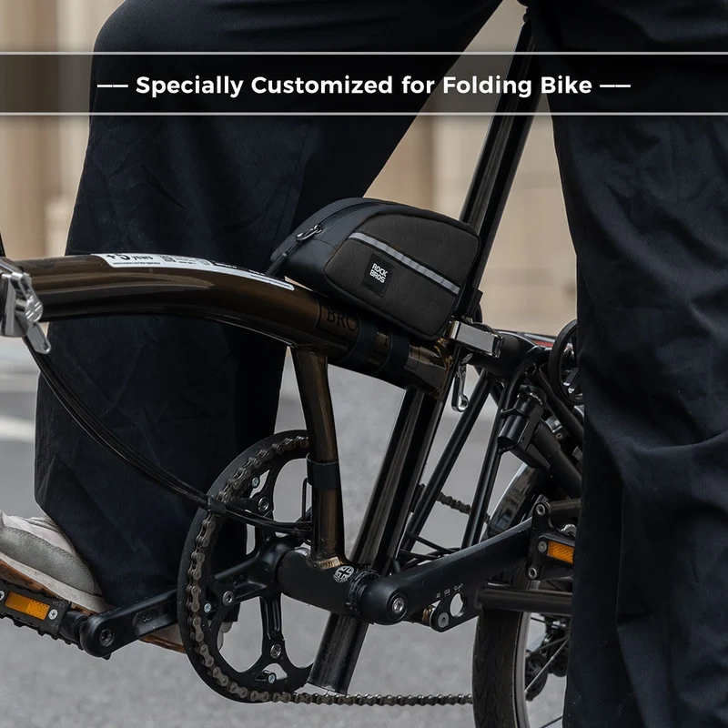 Waterproof Bike Top Tube Bag Nylon Frame 0.9L