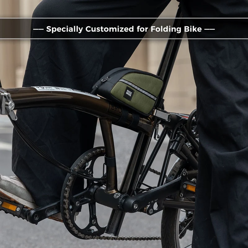 Waterproof Bike Top Tube Bag Nylon Frame 0.9L