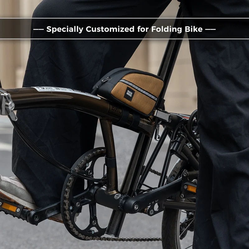Waterproof Bike Top Tube Bag Nylon Frame 0.9L