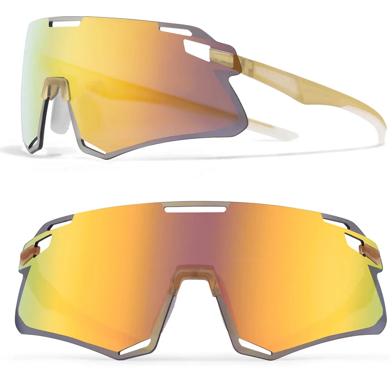 ROCKBROS Sonnenbrille Winddichte Fahrradbrille für Outdoor-Sportarten