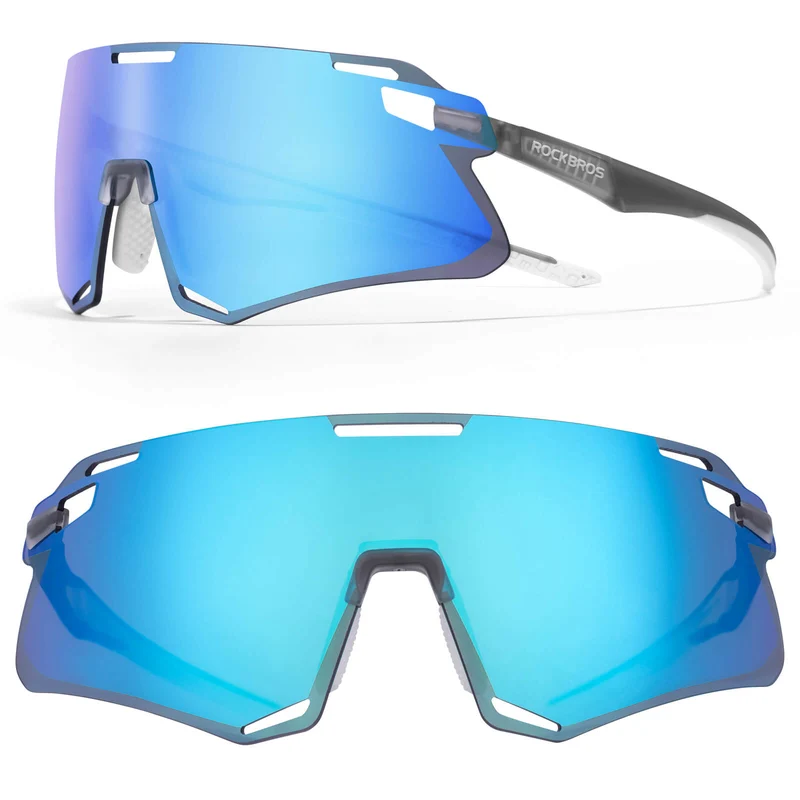 ROCKBROS Sonnenbrille Winddichte Fahrradbrille für Outdoor-Sportarten