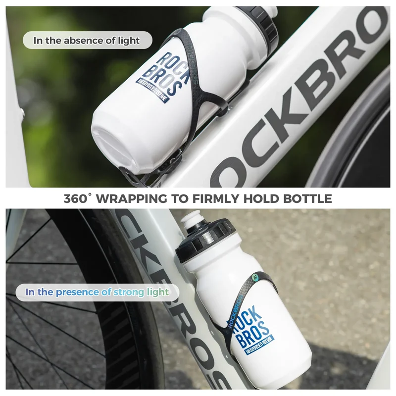Rear Saddle Hydration System Dual Carbon Bottle Cage Set