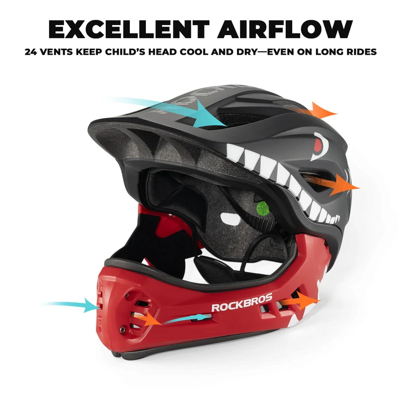 Kids Full-Face Bike Helmet