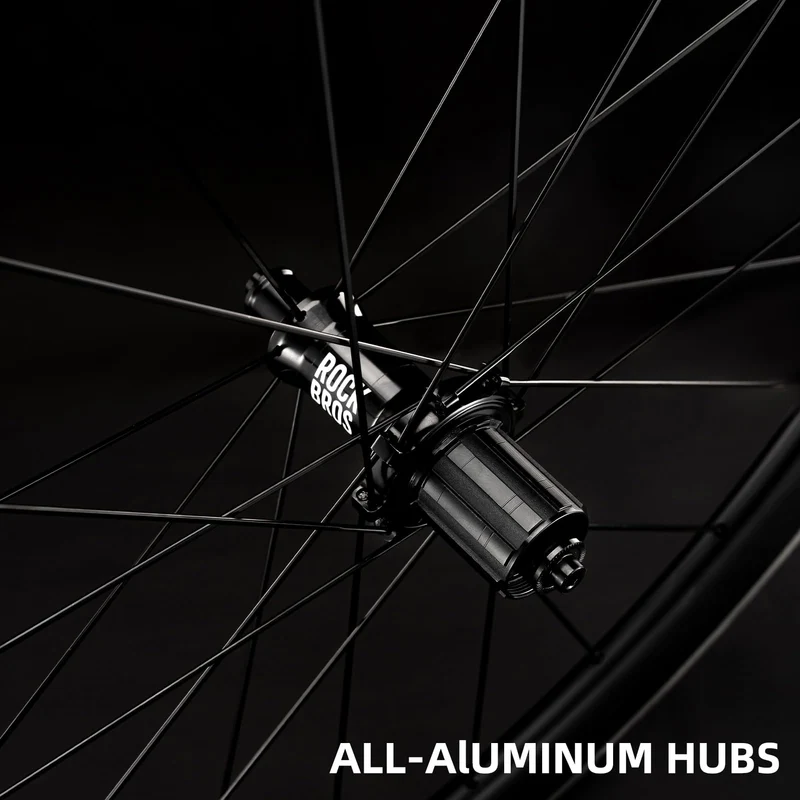700c Carbon Fiber Disc Rim 38/50/65 mm 1.6-1.7 kg Clincher Wheelset