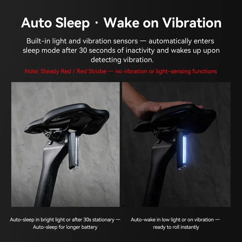 RB02 Colorful Bike Tail Light Waterdrop Design