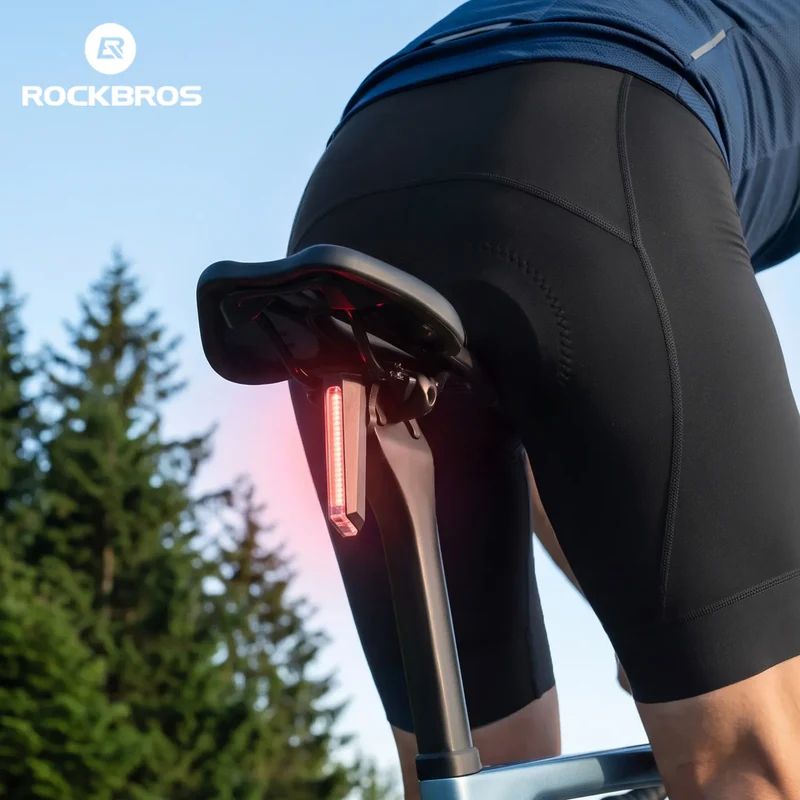 RB02 Colorful Bike Tail Light Waterdrop Design