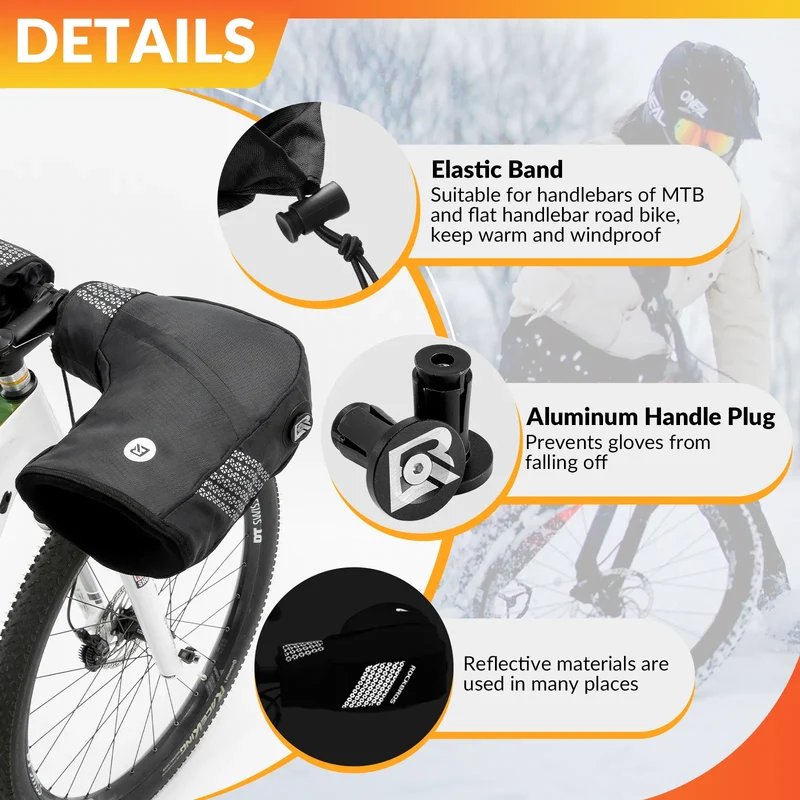 Thickened Windproof Bike Bar Mitts