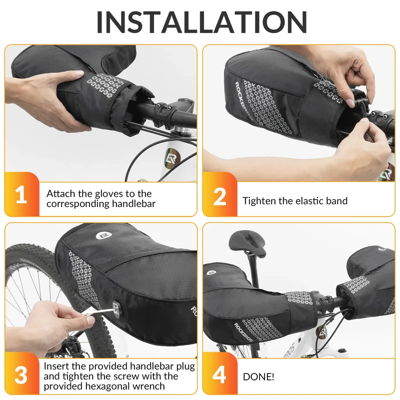 Thickened Windproof Bike Bar Mitts
