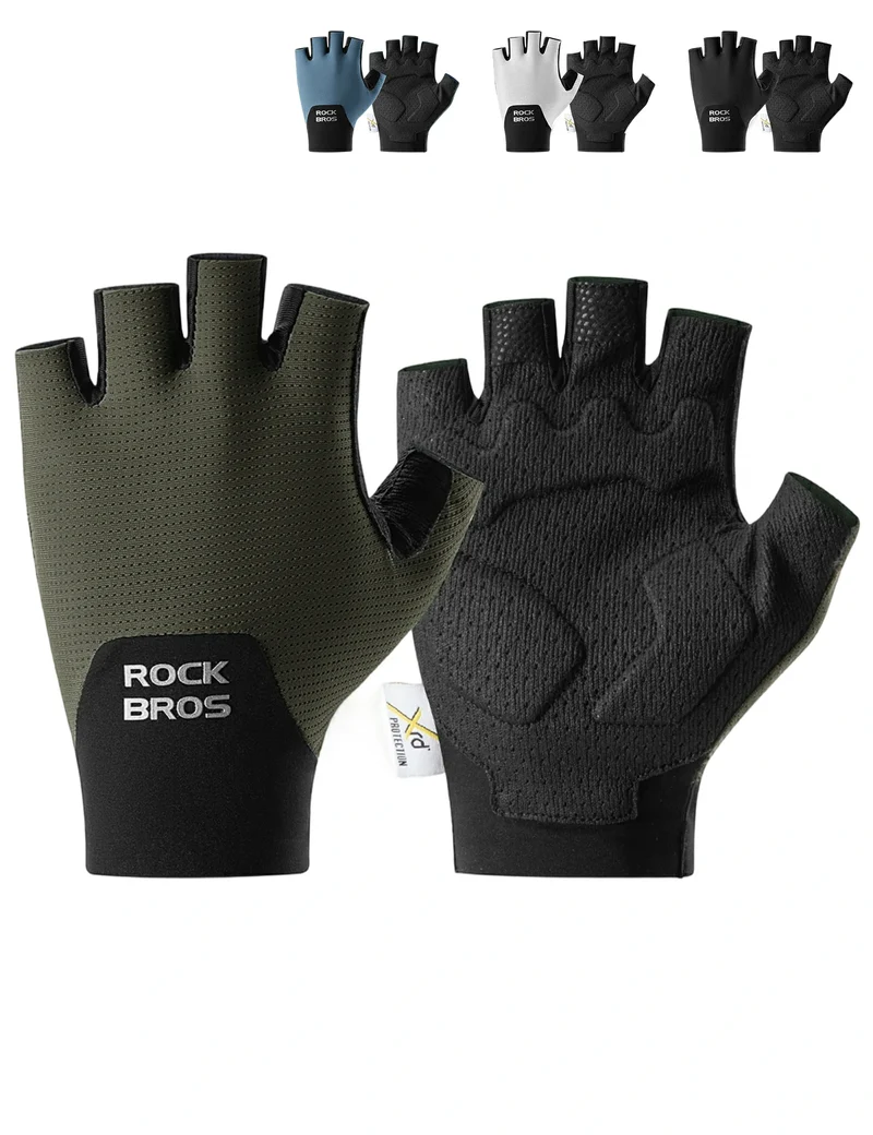 Halbfinger Fahrradhandschuhe mit PORON XRD Polster