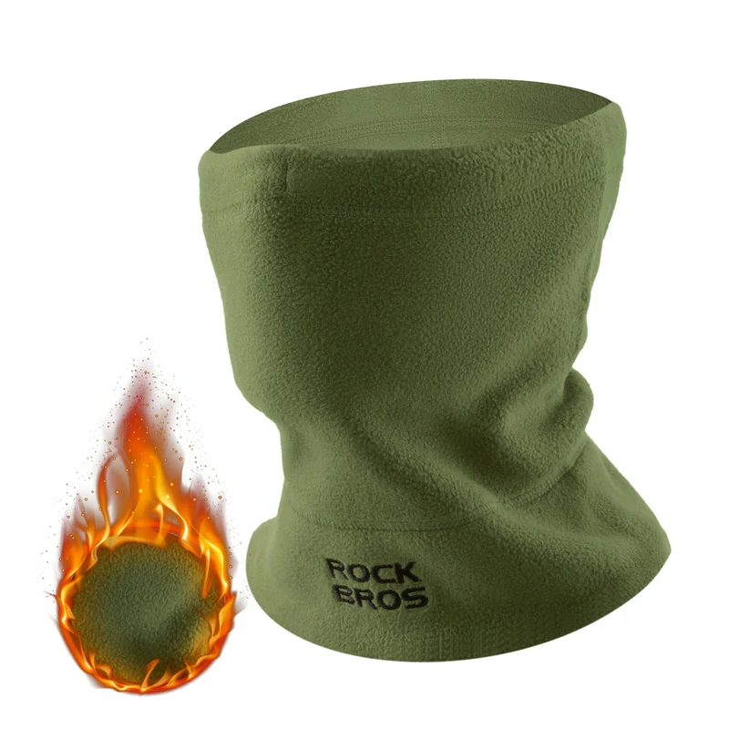 Winter Schlauchschal Fleece Halswärmer, Winddichtes Multifunktionstuch