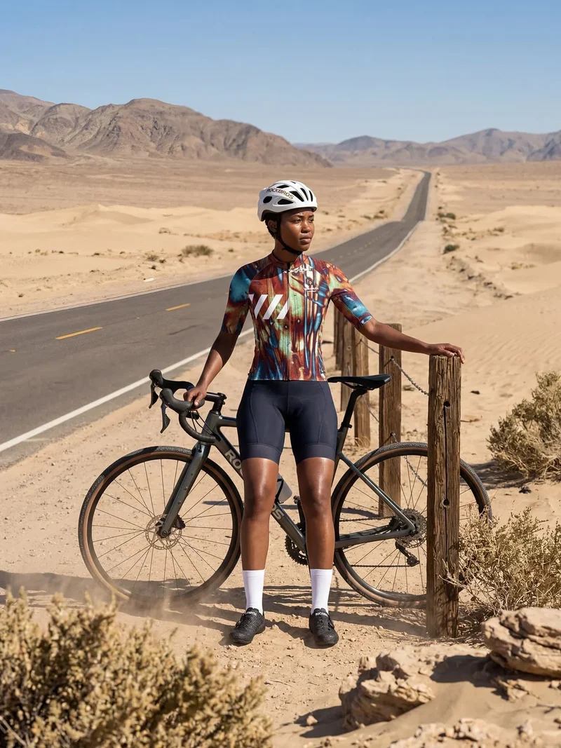 Women's Cycling Jersey Ink Burst