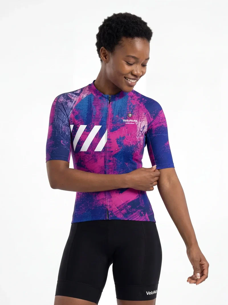 Women's Cycling Jersey Ink Burst
