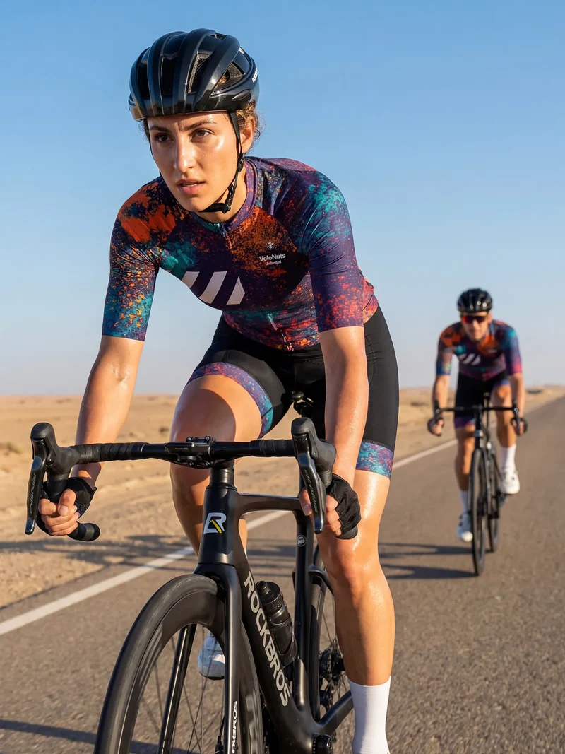 Women's Cycling Jersey Ink Burst