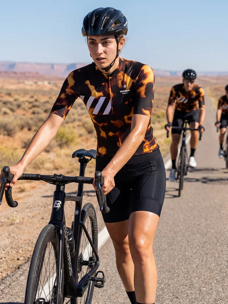 Women's Cycling Jersey Fur Code