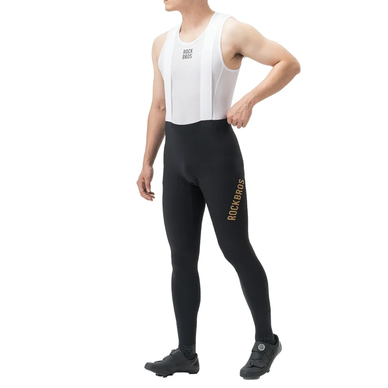 Trägerhose Fahrradhose Herren Gepolstert, Atmungsaktive Schnelltrocknend