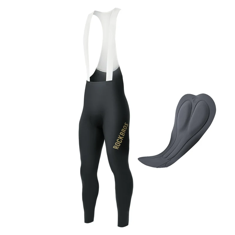 Trägerhose Fahrradhose Herren Gepolstert, Atmungsaktive Schnelltrocknend
