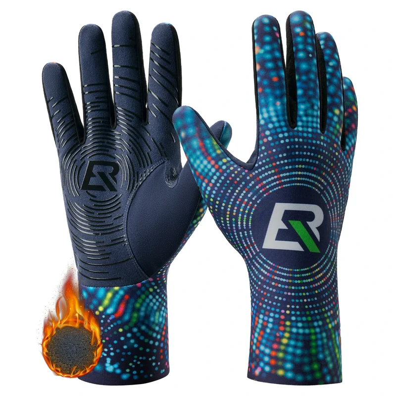 Fahrradhandschuhe Herbst und Winter Vollfinger-Handschuhe Elastische Anti-Rutsch