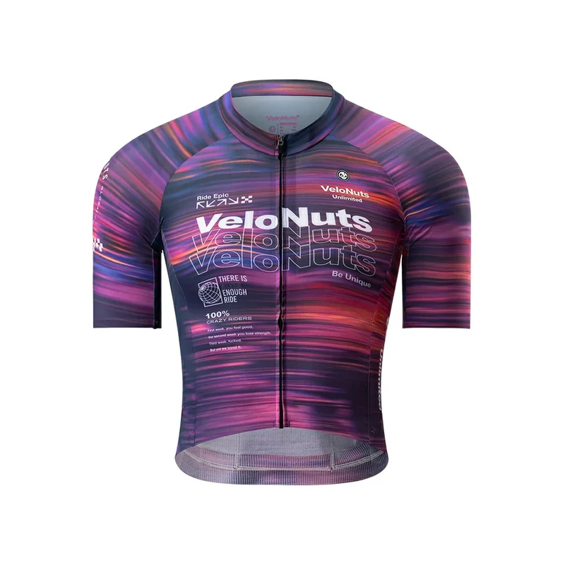 Velonuts Extra Short Damen Radtrikot Kurzarm Lila