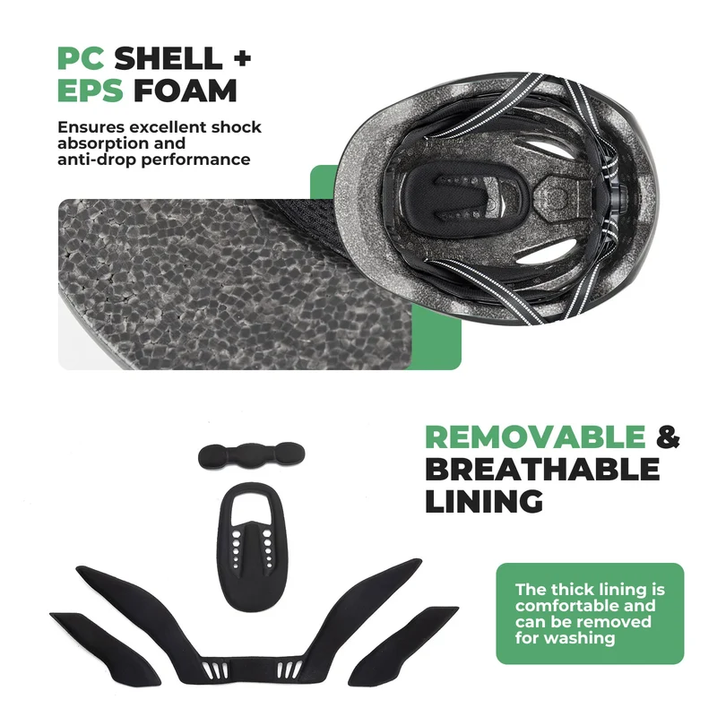Lightweight Commuter Bike Helmet