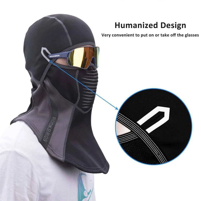 ROCKBROS 발라클라바 겨울 열전달 Fahrrad Vollgesichtsmaske Sturmmaske
