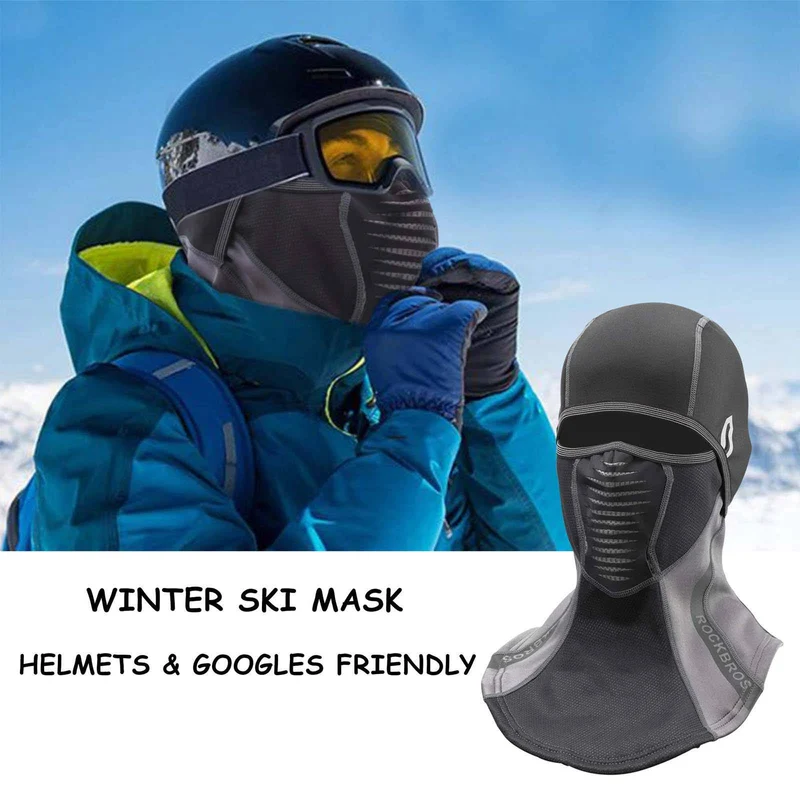 ROCKBROS 발라클라바 겨울 열전달 Fahrrad Vollgesichtsmaske Sturmmaske