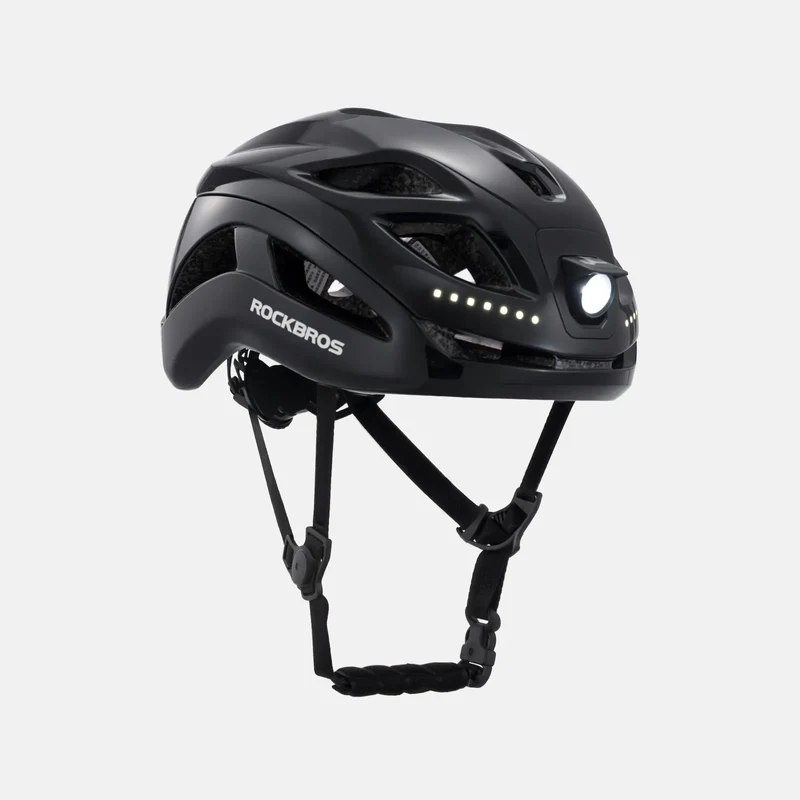 Bike Helmet with LED Front and Rear Light