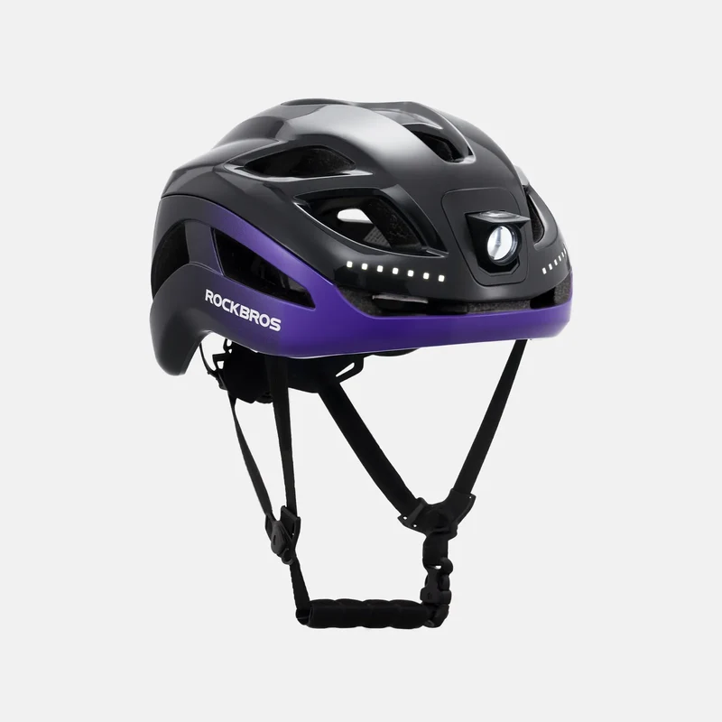 Bike Helmet with LED Front and Rear Light