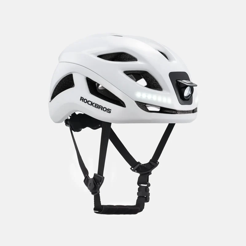 Bike Helmet with LED Front and Rear Light