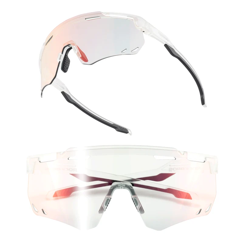 ROCKBROS Ultraleicht Fahrradbrille Selbstönende Sonnenbrille mit UV400-Schutz