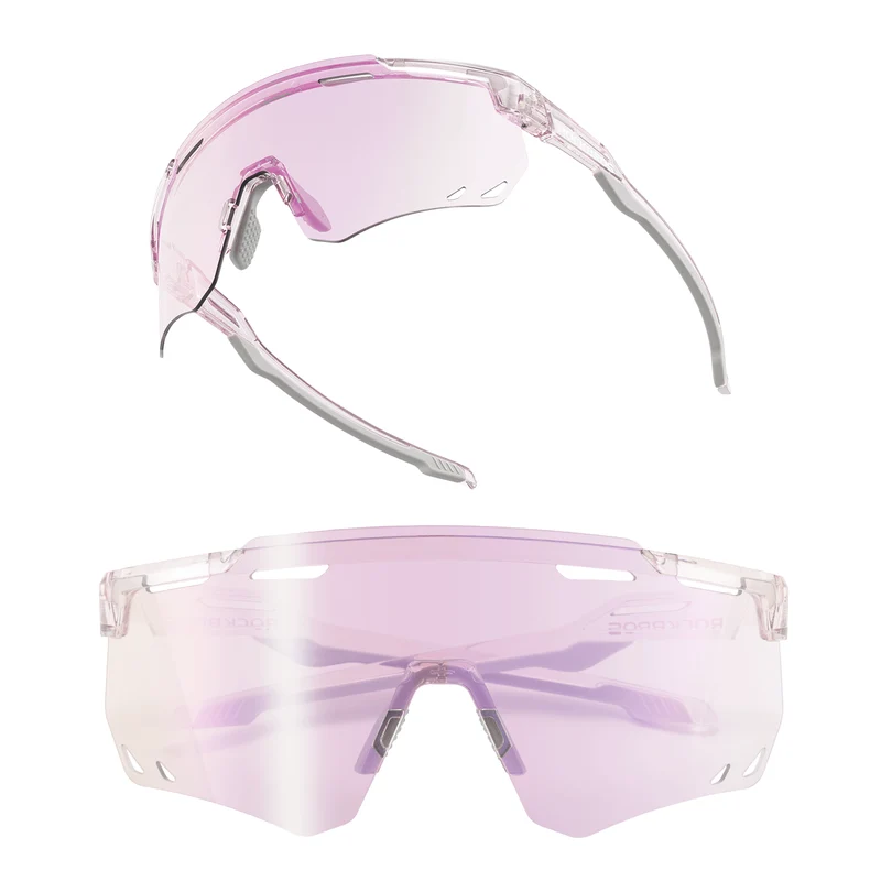 ROCKBROS Ultraleicht Fahrradbrille Selbstönende Sonnenbrille mit UV400-Schutz