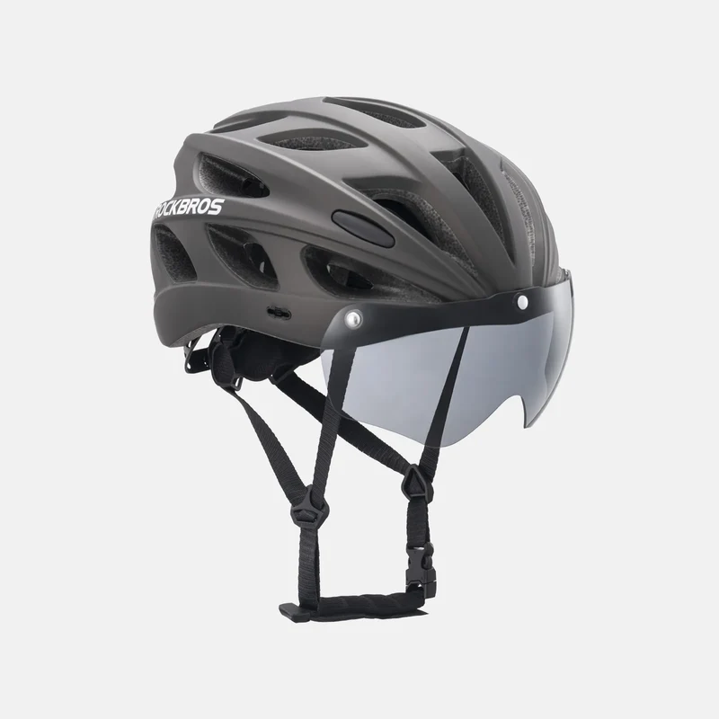 Pottier Bike Helmet with Visor and Goggles
