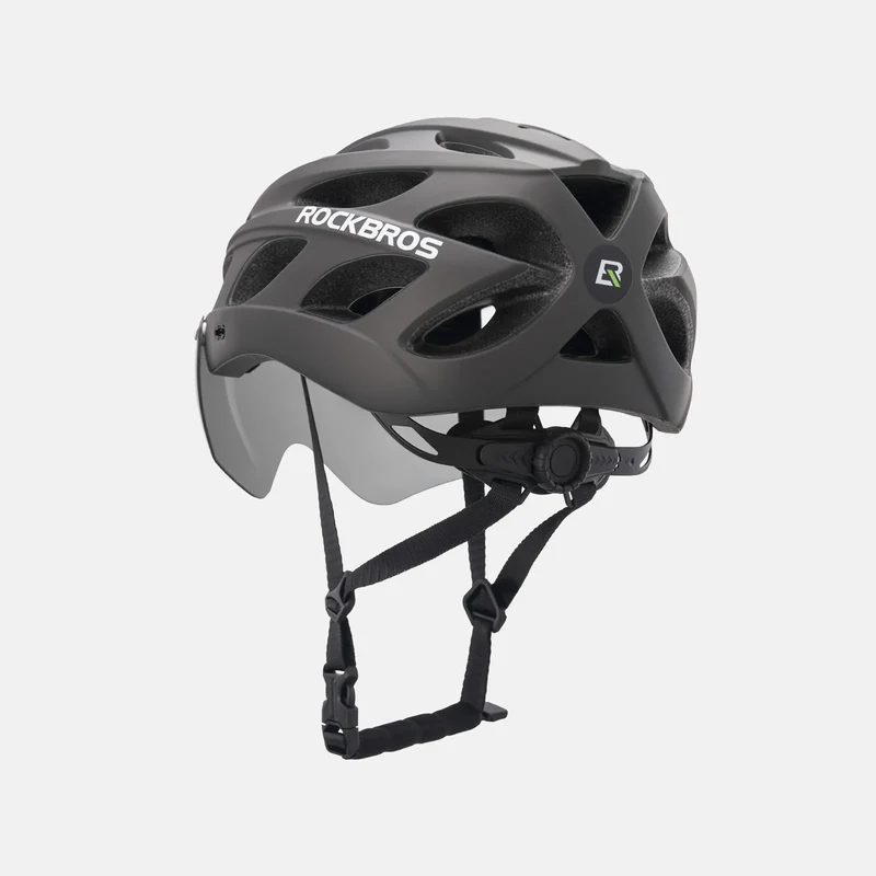 Pottier Bike Helmet with Visor and Goggles