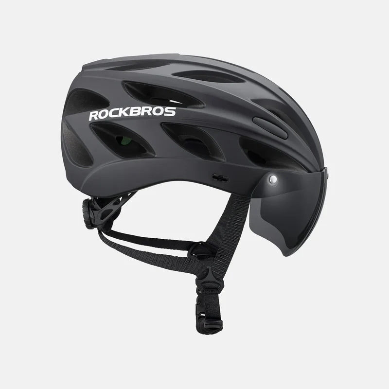 Pottier Bike Helmet with Visor and Goggles