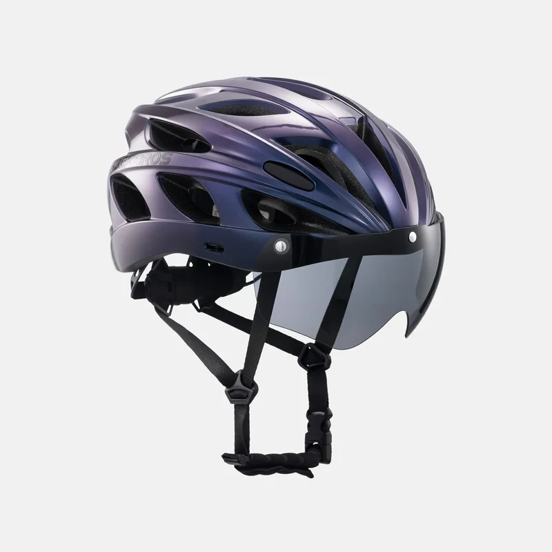 Pottier Bike Helmet with Visor and Goggles