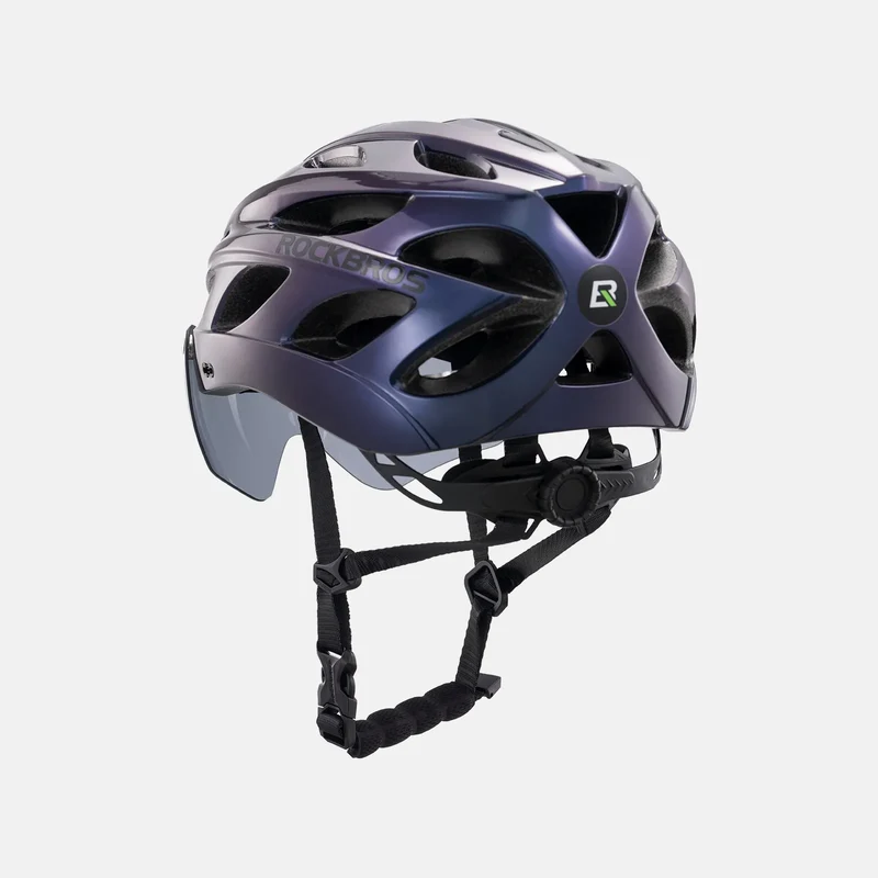 Pottier Bike Helmet with Visor and Goggles